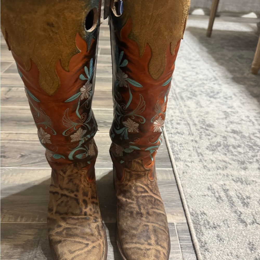 Custom serna elephant boots